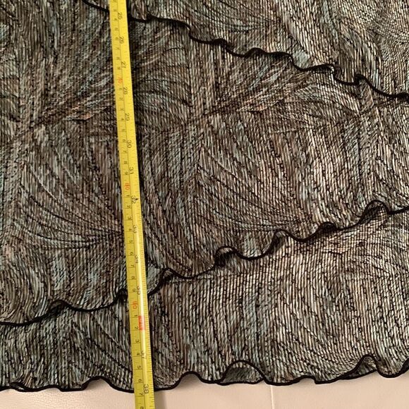 Connected Apparel Tiered Layered Dress Size 12 - Picture 7 of 12